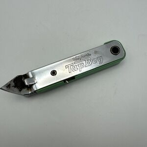 Vintage 5-in-one Vaughan TapBoy Bottle Can Opener Corkscrew Green